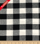 Yard Dyed Buffalo Plaid Flannel Fabric	